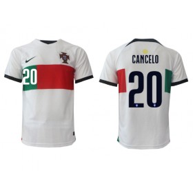Herren Fußballbekleidung Portugal Joao Cancelo #20 Auswärtstrikot WM 2022 Kurzarm